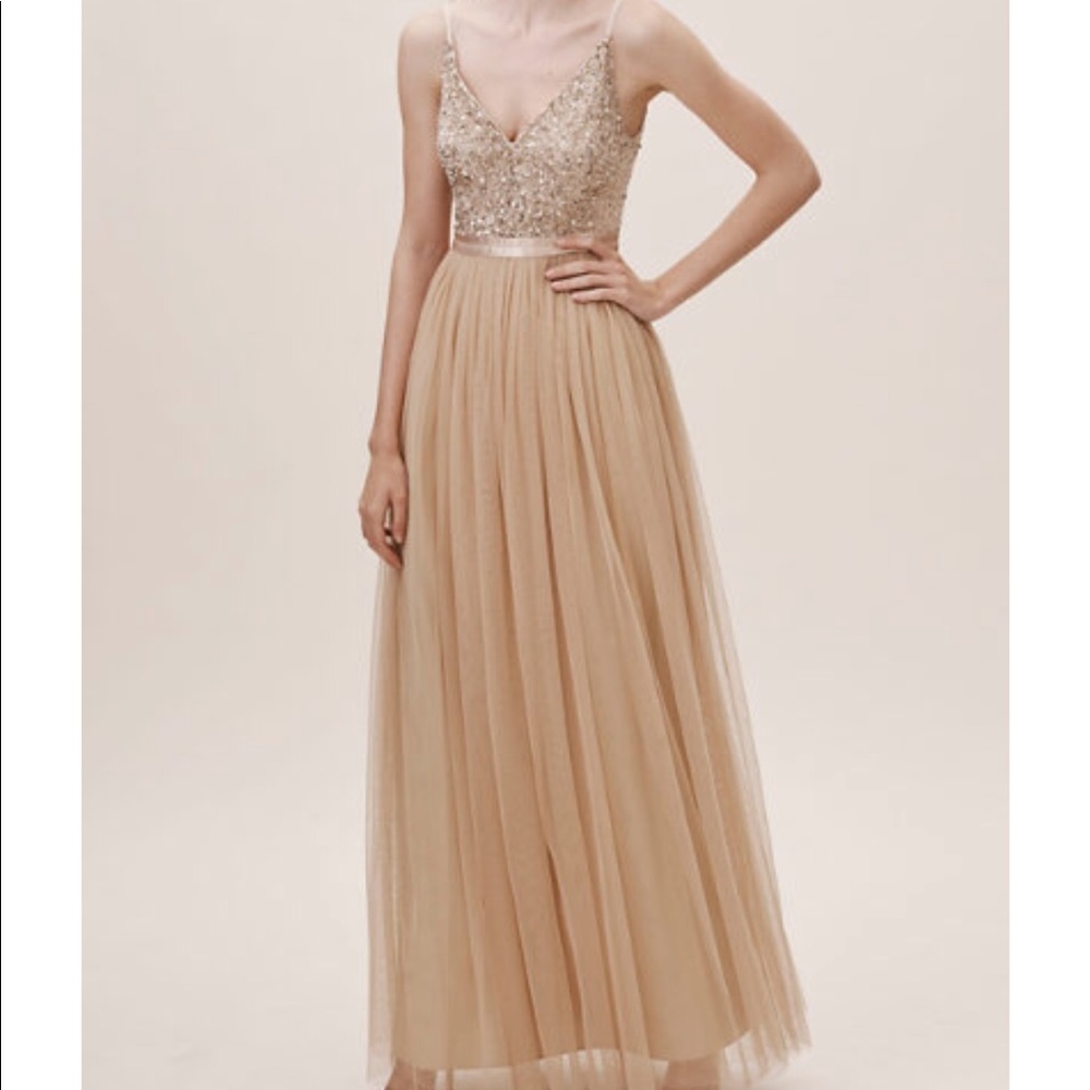 BHLDN Avery Bridesmaid Dress - Blush